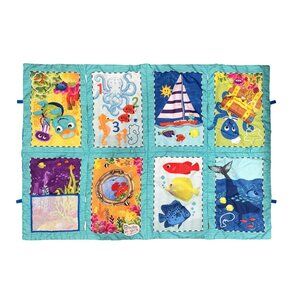 Baby Einstein Discovery Seas Multi Mode Activity Gym Travel Blanket 55" x 39"